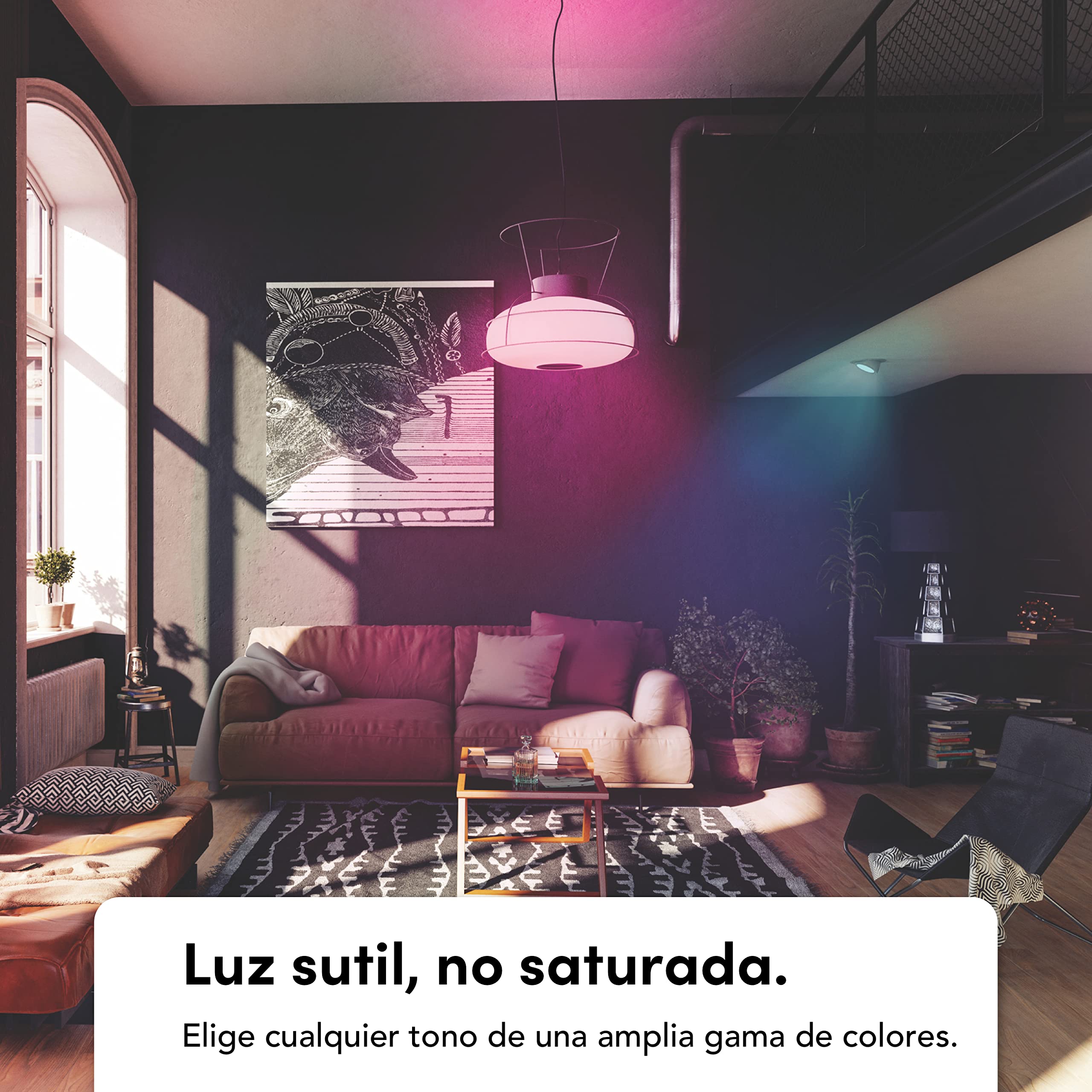 LIFX Colour A60 1000 lúmenes [E27], Miles de millones de colores y blancos, Bombilla LED inteligente con Wi-Fi, No hace falta puente, Compatible con Alexa, Hey Google, HomeKit y Siri