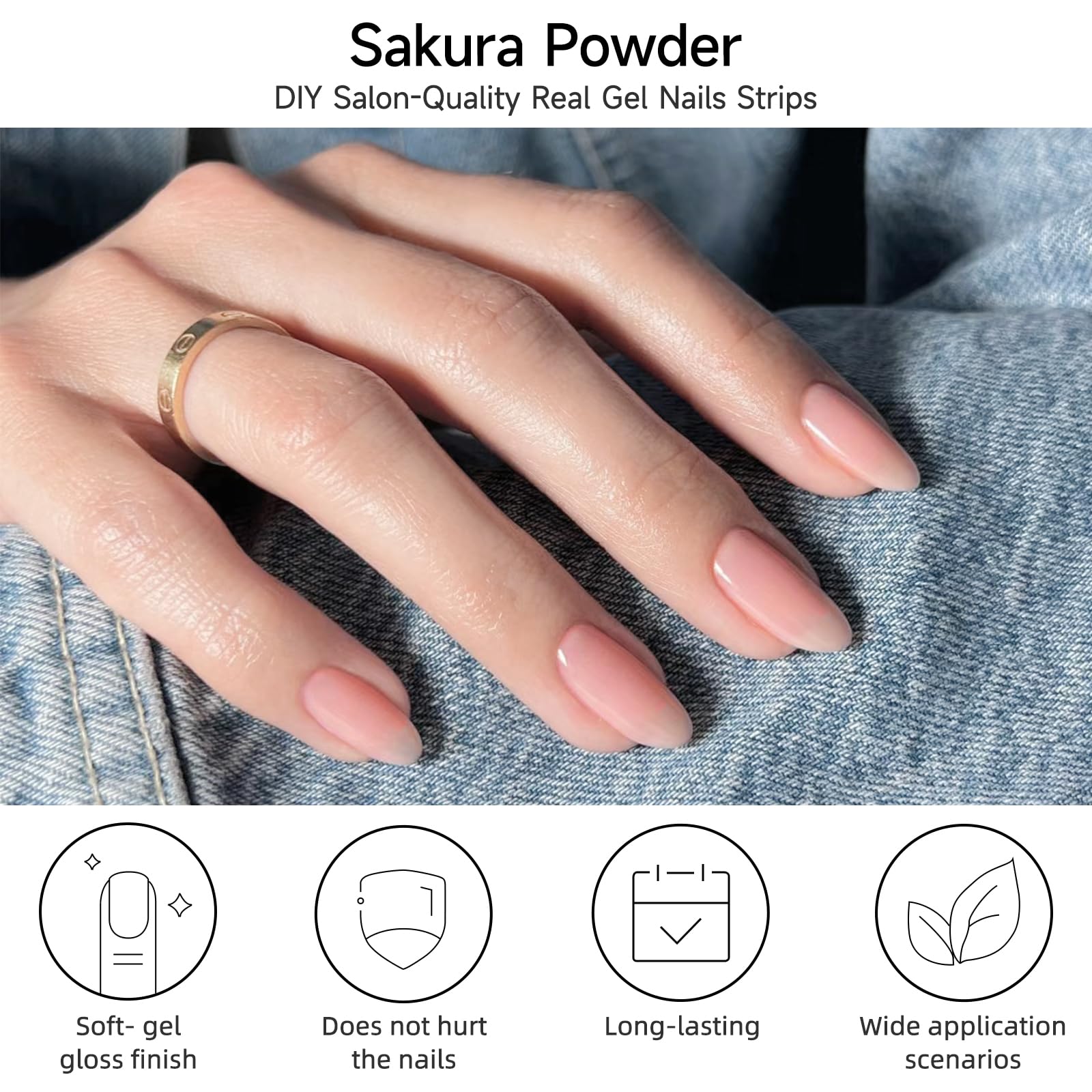Semi Cured Gel Nail Strips - Image 3