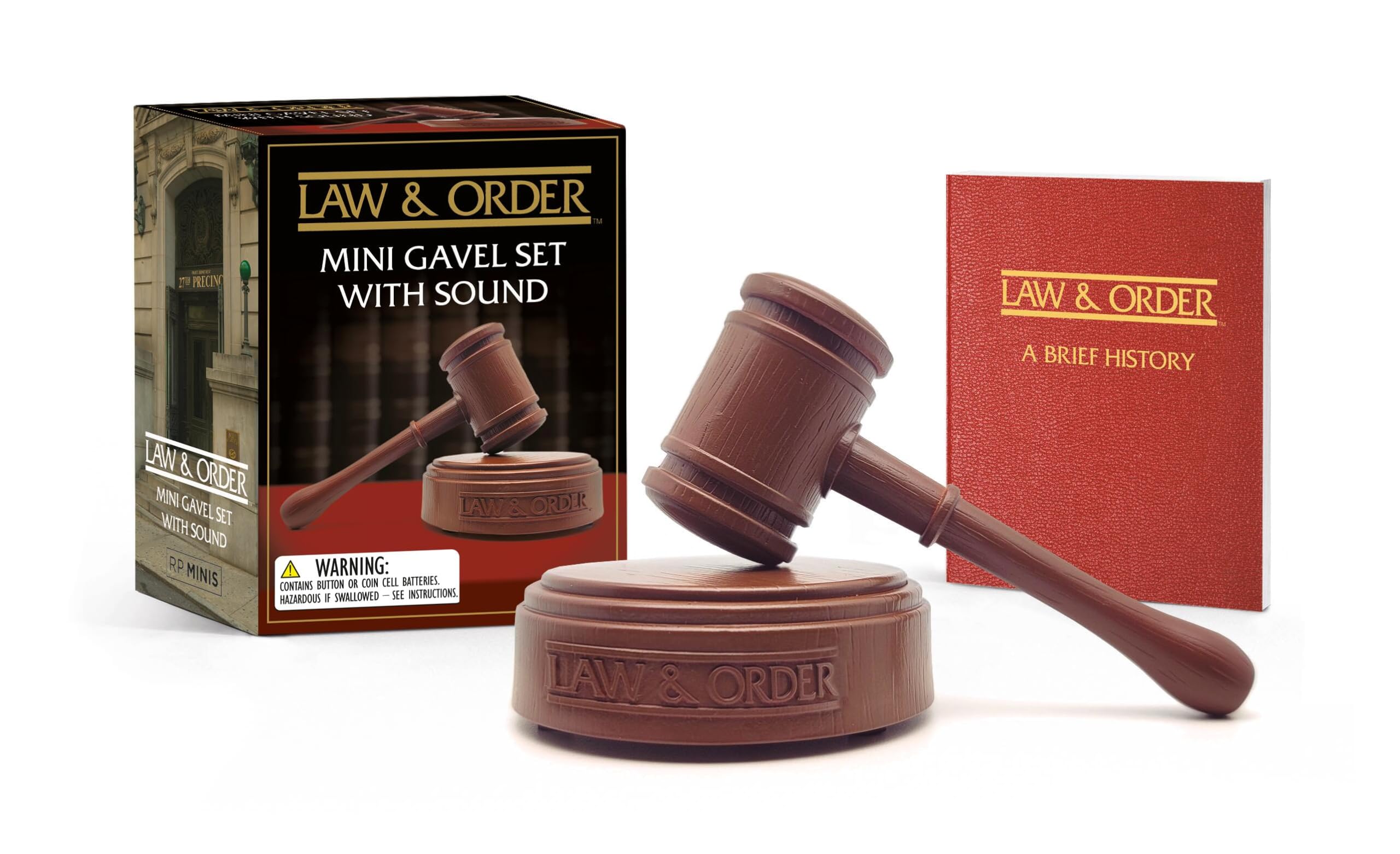 Law & Order: Mini Gavel Set with Sound (Rp Minis)