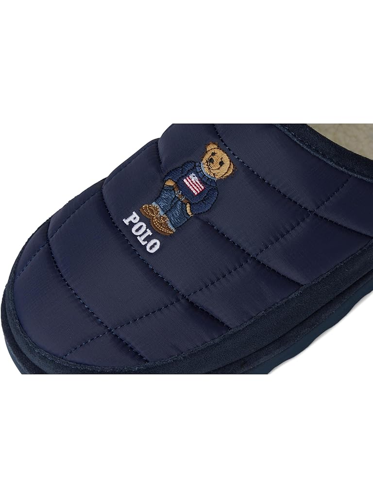 Navy Polo Ralph Lauren Reade Scuff Ii Slippers