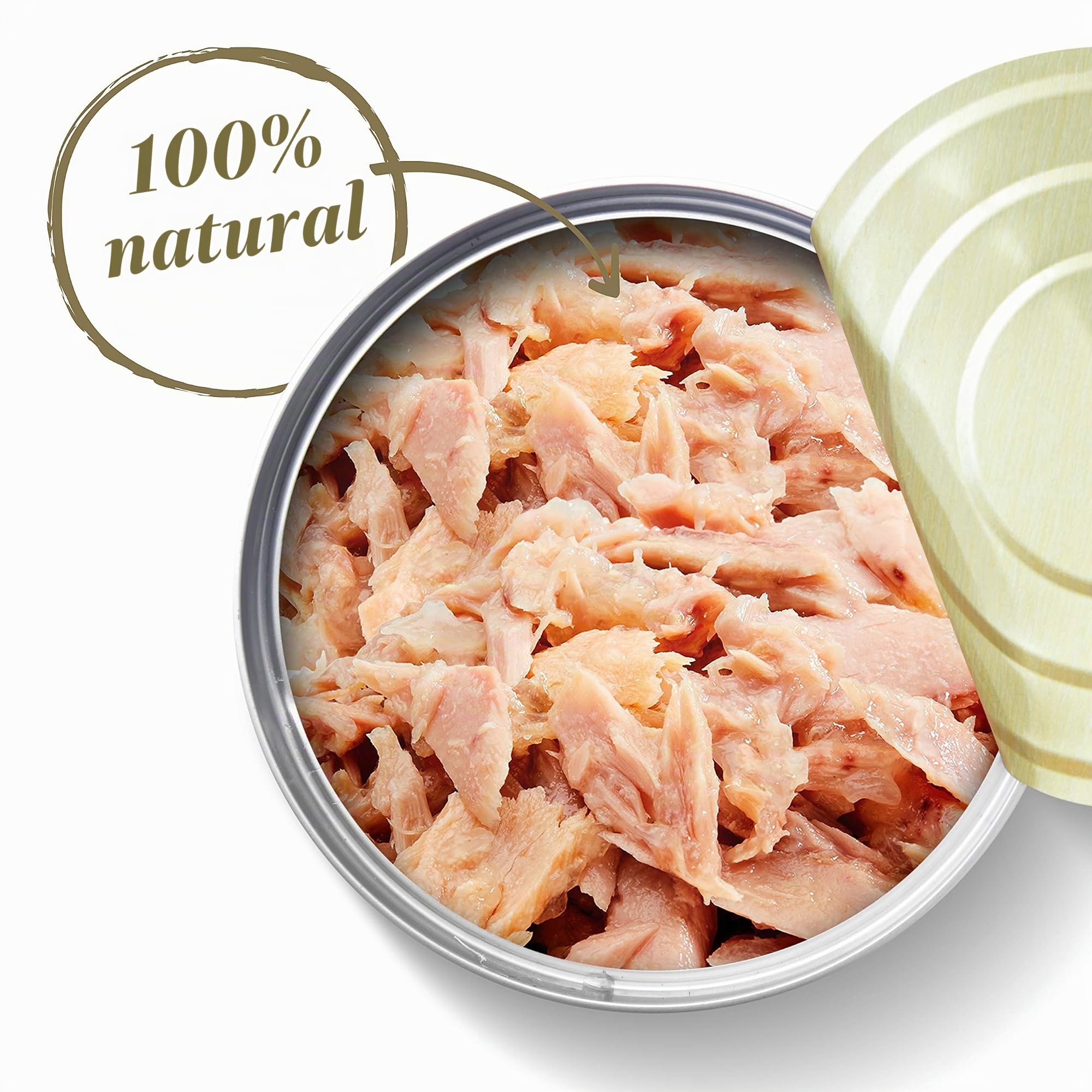 Bundle of Applaws 100% Natural Filete de Atún Comida húmeda en caldo - 24 latas de 70g + Comida húmeda de Pechuga de Pollo 100% Natural de Applaws para gatos adultos en caldo - 24 latas de 70g