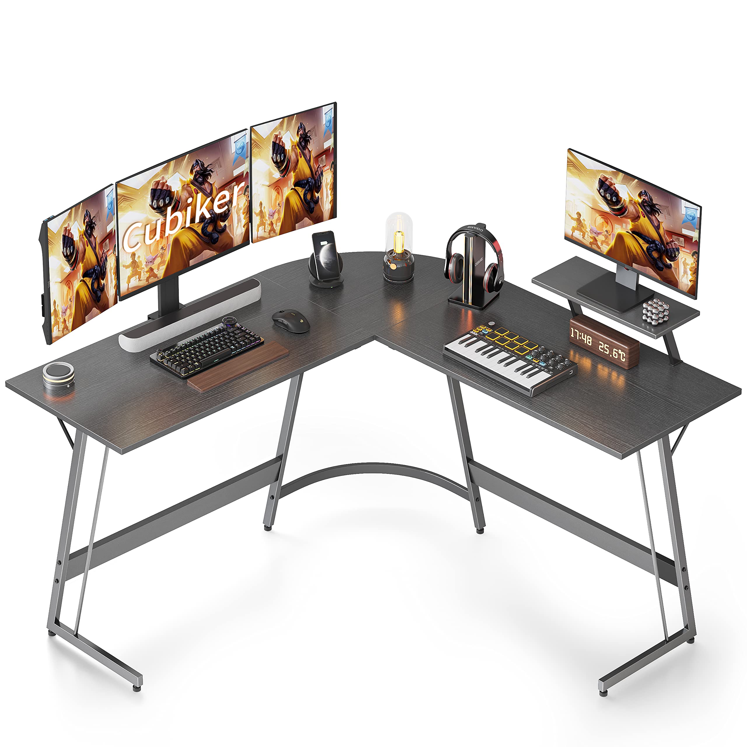 Buy Cubiker L Shaped Desk, Computer Corner Desk, Gaming Desk with