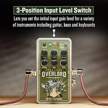 ギター electro harmonix operation overlord Electro-Harmonix Operation Overlord Overdrive Pedal | Long