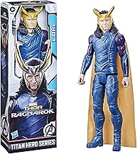 Marvel Avengers Titan Hero Series Collectible Loki Action Figure, Toy For Ages 4 and Up F2246, Black, 12-Inch