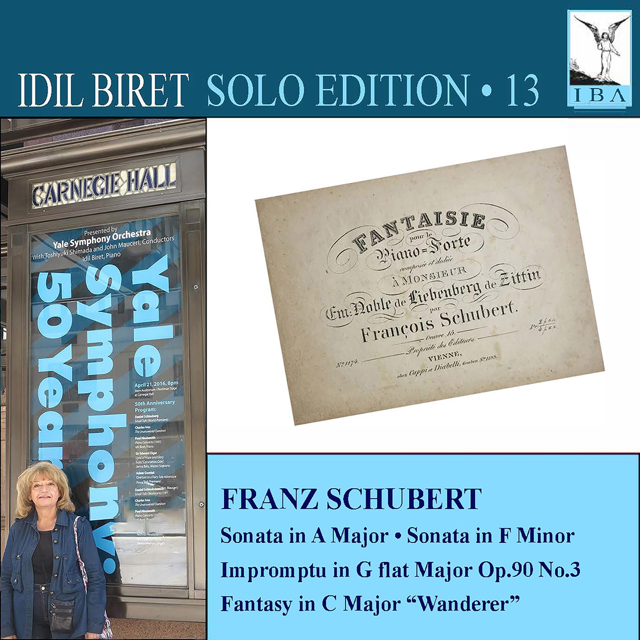 Idil Biret Solo Edition, Vol. 13: Franz Schubert: Sonata in A Major; Sonata in F Minor; Impromptu in G flat Major, Op. 90 No. 3; Fantasy in C Major "Wanderer"