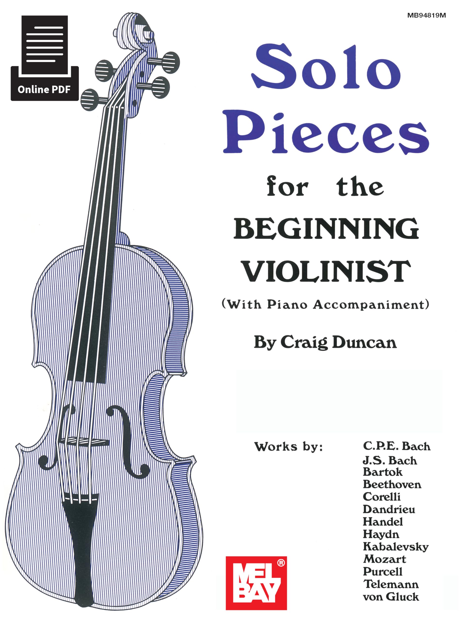 Solo Pieces for the Beginning Violinist: Includes Online Audio