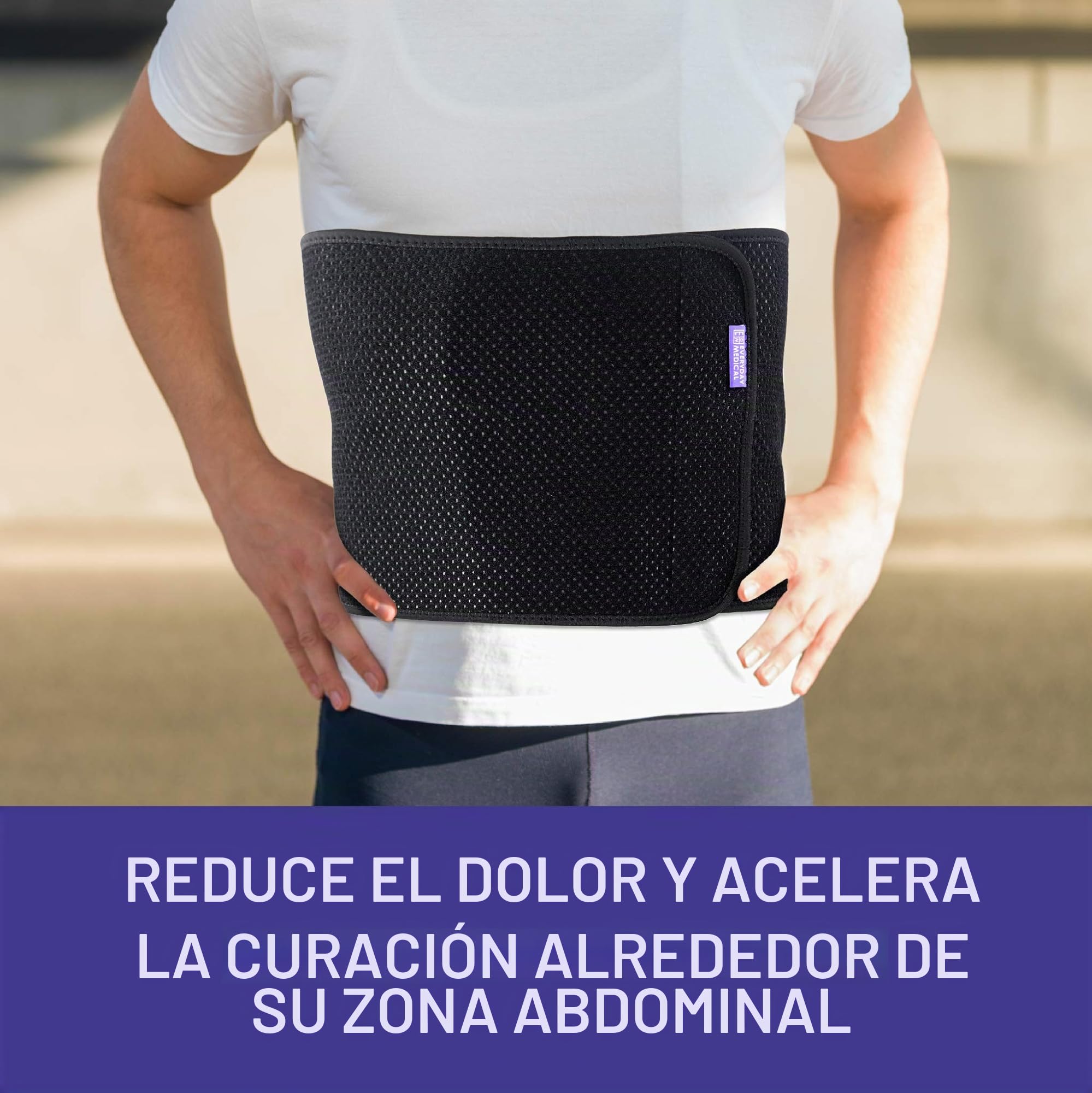 Faja para Cirugía Postabdominal con Carbón de Bambú I Acelere la Cicatrización y Reduzca la Hinchazón Después de la Cesárea, Cirugías de Abdomen, Abdominoplastia, Vejiga y Reducción de Estómago - XL