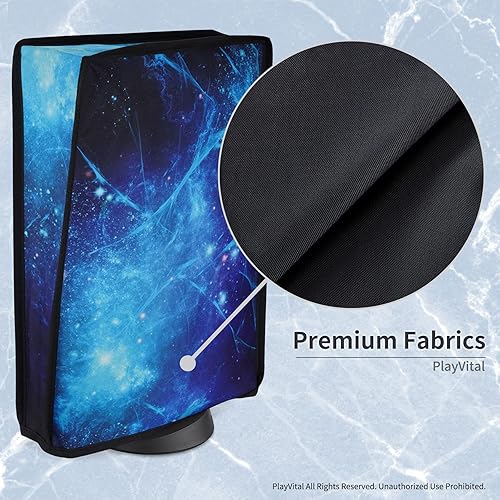 Miniatura 4 de PlayVital Dust Cover for ps5, Anti Scratch Waterproof Cover Sleeve for ps5 Console Digital Edition & Disc Edition