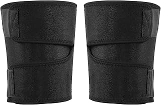 Les-Theresa 1 Pair Thigh Compression Sleeve Adjustable Quadriceps Support Thigh Wraps Brace Support Thigh Compression Sleeves (Pair) for Women and Men(L)
