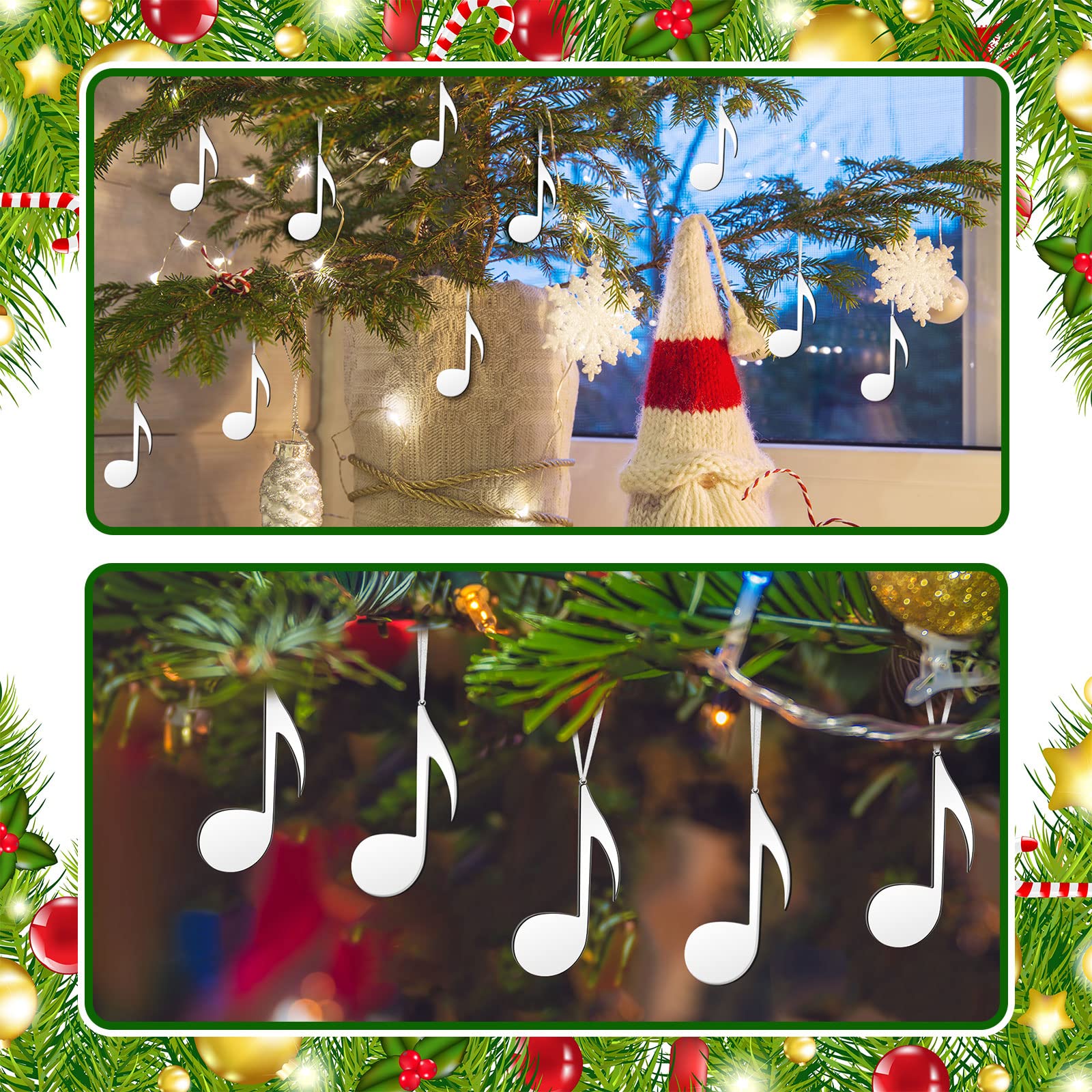 Amazon.co.jp: クリスマスト音記号オーナメント クリスマス 音符 吊り