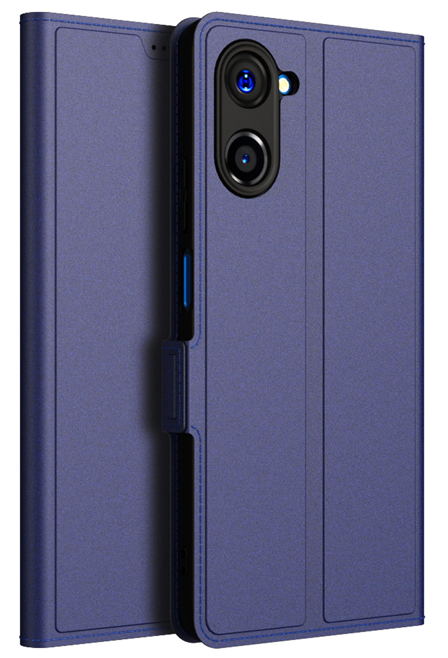 Kapa Noble Slim Magnetic Leather Flip Case Cover for Realme 10 PRO | Card Holder Stand Leather Flip Wallet Case (Blue) (B0C692VK8W) Amazon Price History, Amazon Price Tracker
