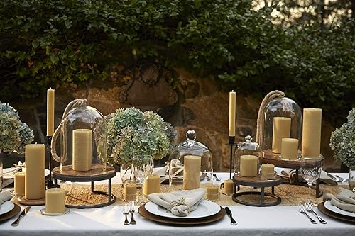 Miniatura 10 de 8 Inch Hand-Rolled Beeswax Taper Candles - Little Bee of Connecticut Single Pair