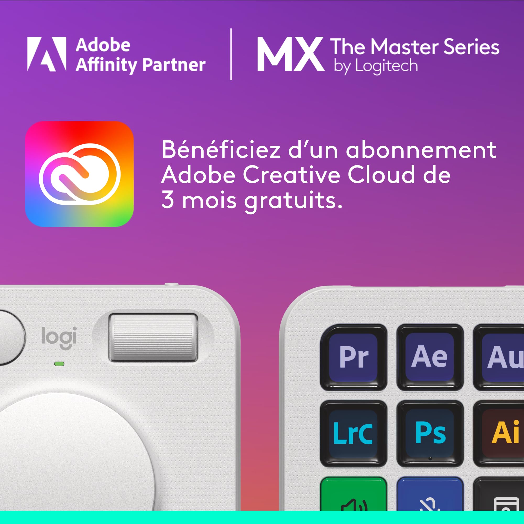 Image secondaire de Logitech MX Creative Console - Clavier Programmable avec Touches LCD Personnalisables