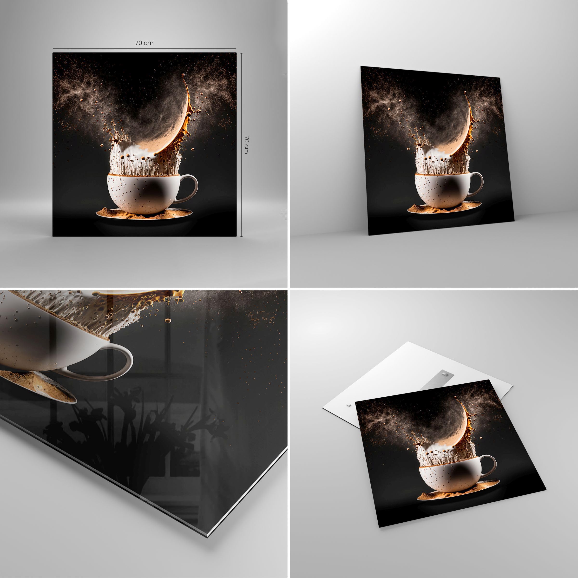 Moderne Impression sur Verre Café noir petit déjeuner chocolat Image Tableau en Verre Decoration Murale 140x50cm Deco Salon Chambre Panoramique Grand XXL Tableaux Decoratifs Muraux Art GAB140x50-2152 Moderne Impression sur Verre Café noir petit déjeuner chocolat Image Tableau en Verre Decoration Murale 140x50cm Deco Salon Chambre Panoramique Grand XXL Tableaux Decoratifs Muraux Art GAB140x50-2152