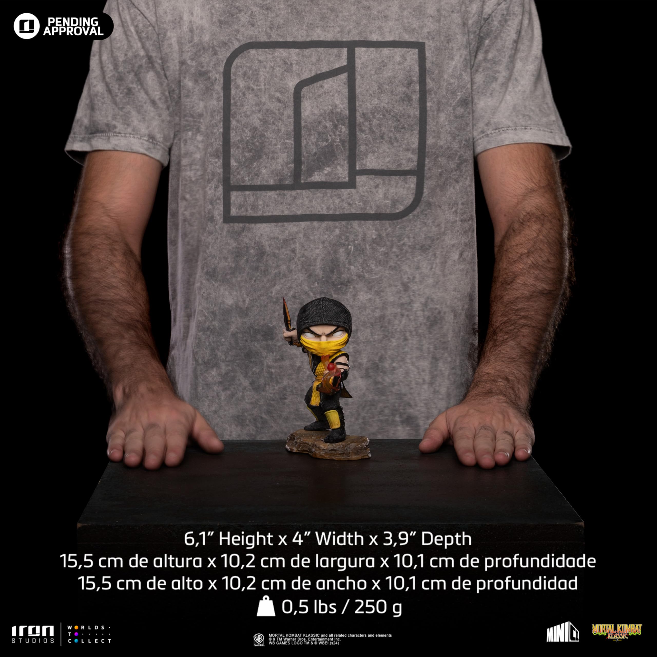 Iron Studios Mini-Statue Scorpion Mortal Kombat, 15,5 cm