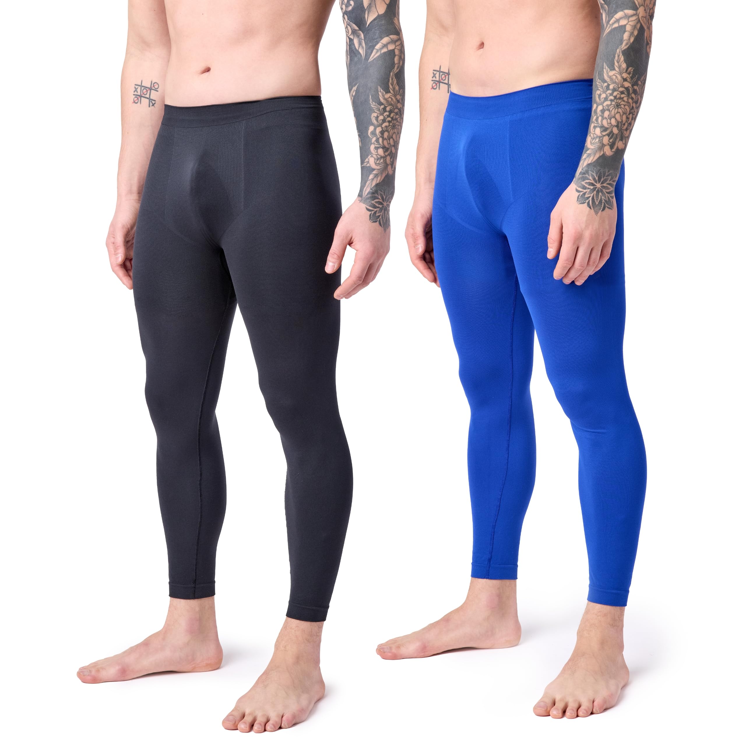 Ladeheid Leggins Térmicos para Invierno Calzonzillos Pantalón Térmico para Hombre Mallas Deportivas Leggings Sin Costuras Snowboard Esquís LA40-260