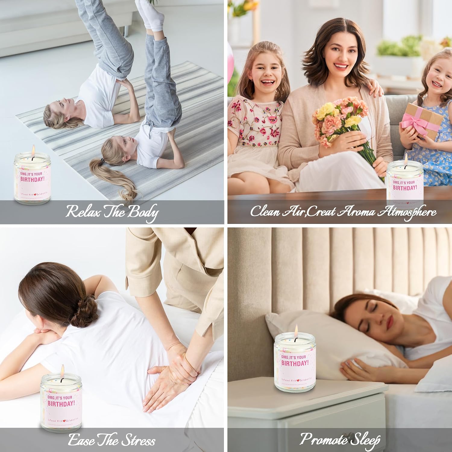 OMG It's Your Birthday Candle - Birthday Cake Candle Birthday Candle for Women, Happy Birthday Candles Gifts for Women Dessert Candle, Unique Birthday Gifts for Women Girls Friends Sister, 7oz image 5