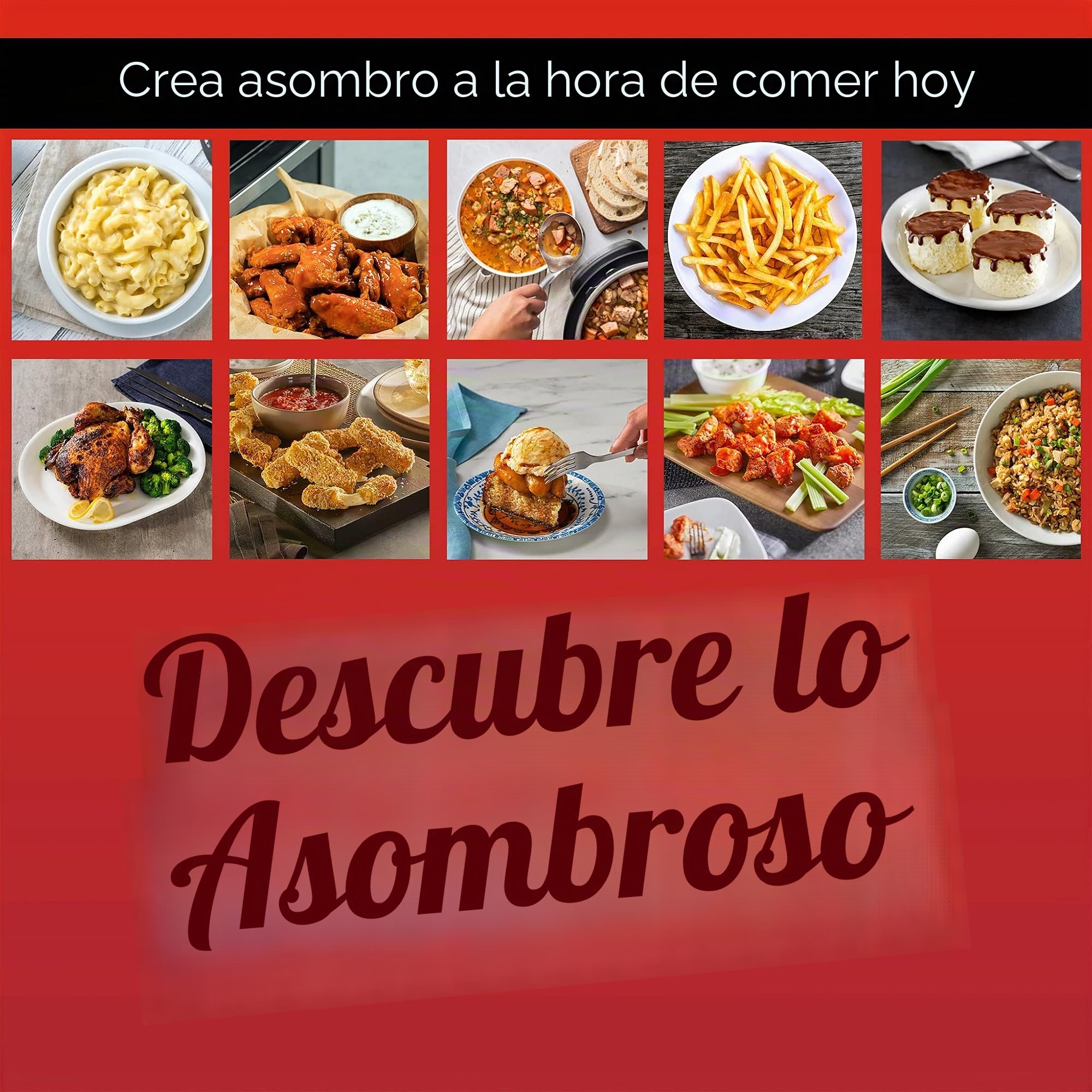 Instant Pot DUO CRISP + Air Fryer 8L Multicooker. 11 funciones en 1: olla a presión, sartén, vaporera, olla lenta, metal