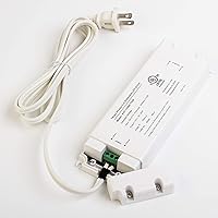 Vista 4 de Transformador de controlador regulable Triac de 12 V, certificación UL, 60 W, voltaje constante, clase 2, 100 V, fuente de alimentación de entrada