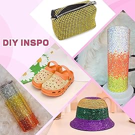 20000Pcs Yellow Rhinestones for Bedazzling with 1Pcs B7000 Jewelry Glue, Resin Rhinestones for Crafting Crafts DIY, Bedazzler Kit Gems for Clothing Shoes Tumblers Nail Art Assorted Size 3/4/5/6mm