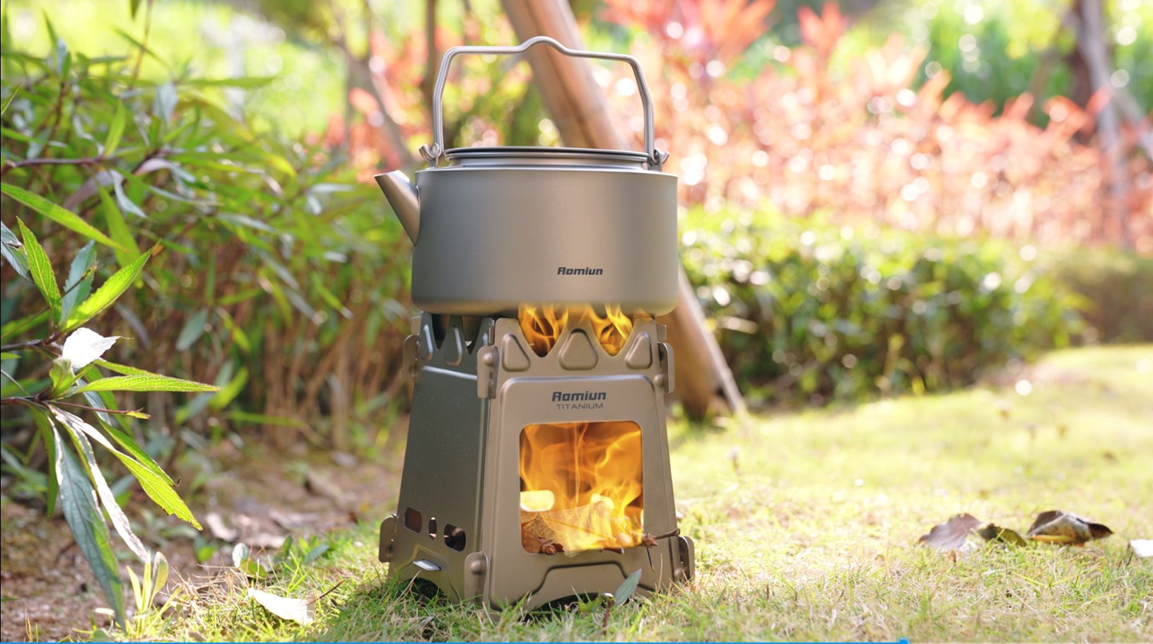 Amazon.com: Aomiun Titanium Kettle Ultralight Camping Kettle