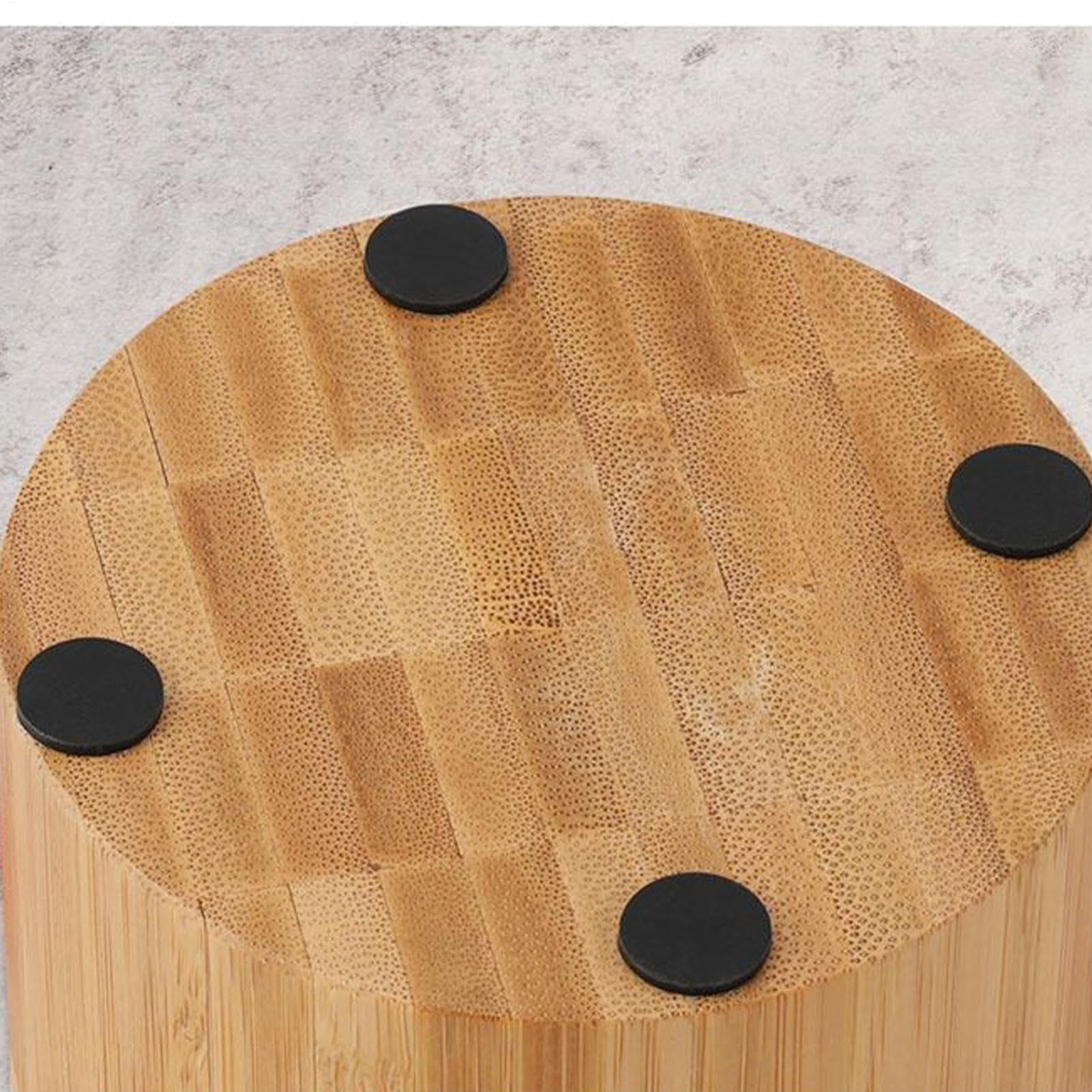 Generico Bodega de sal de madera de bambú, caja de sal de madera | Bodega de condimentos con cuchara - Tarro de cocina, cuencos de suger para restaurante y familia