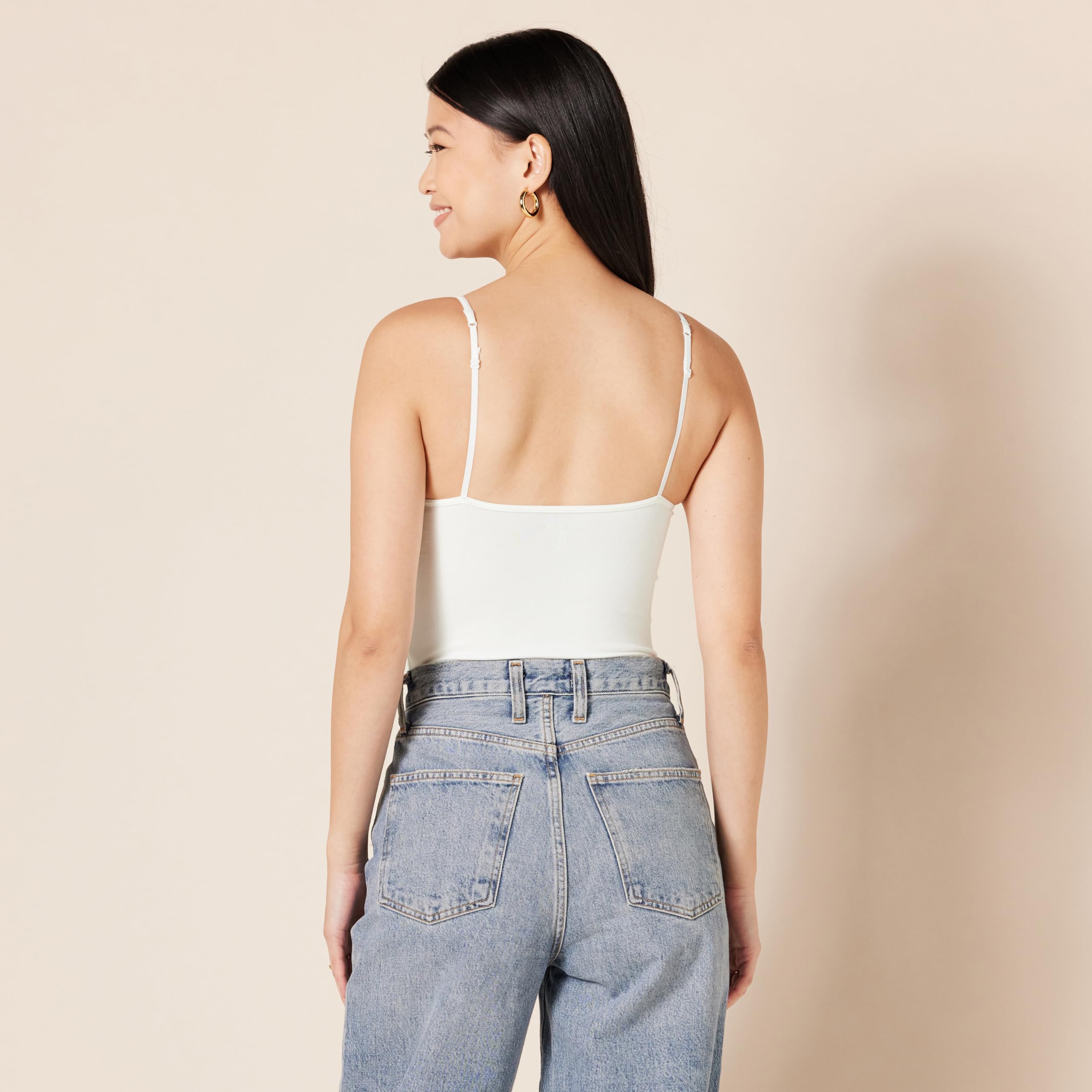 Amazon Essentials Body Coupe Slim Femme, Lot de 2