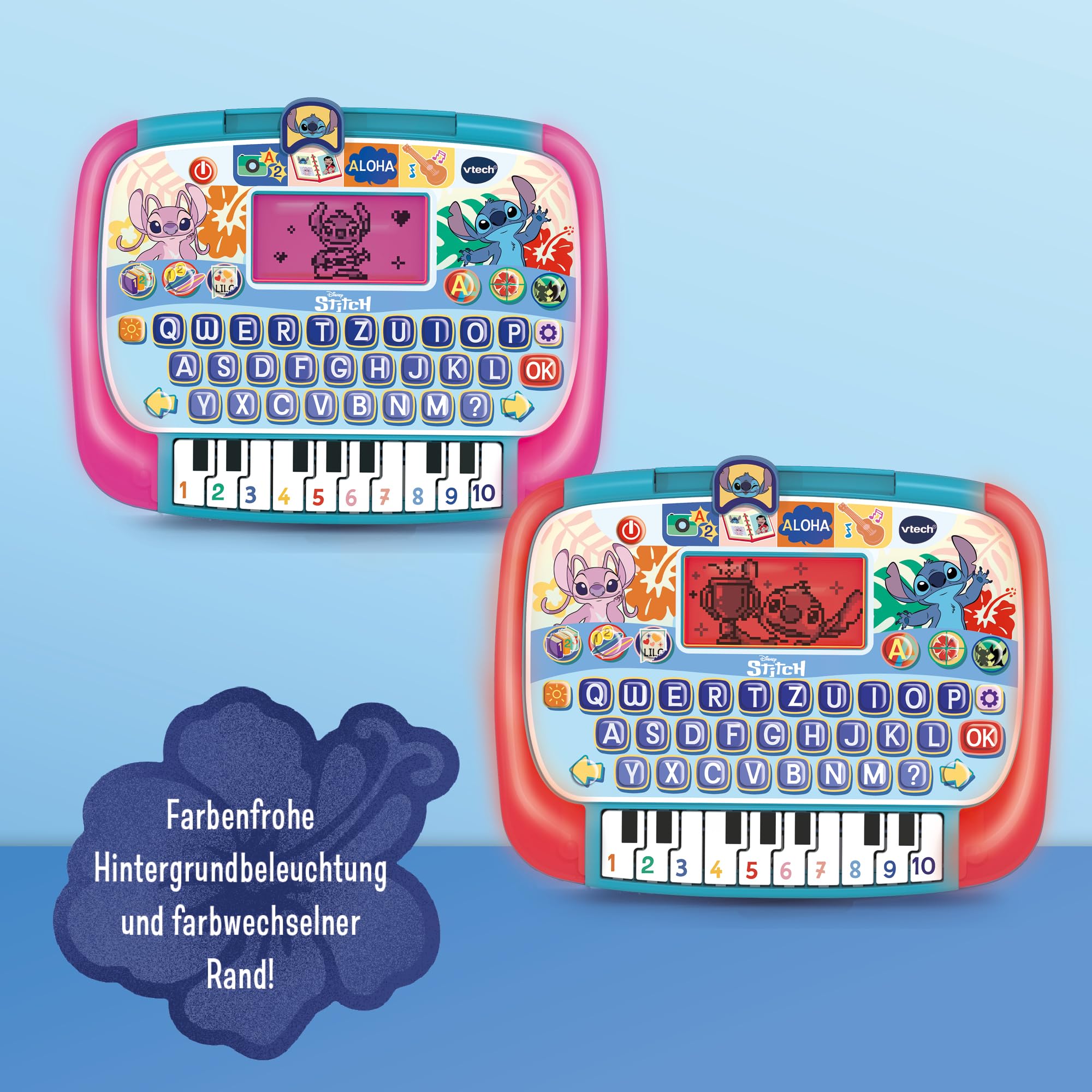 VTech Stitch Lerntablet – Interaktives Tablet mit Klaviertasten