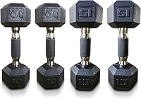 Vista 10 de Juego de mancuernas recubiertas CAP de 50 libras Múltiples estilos