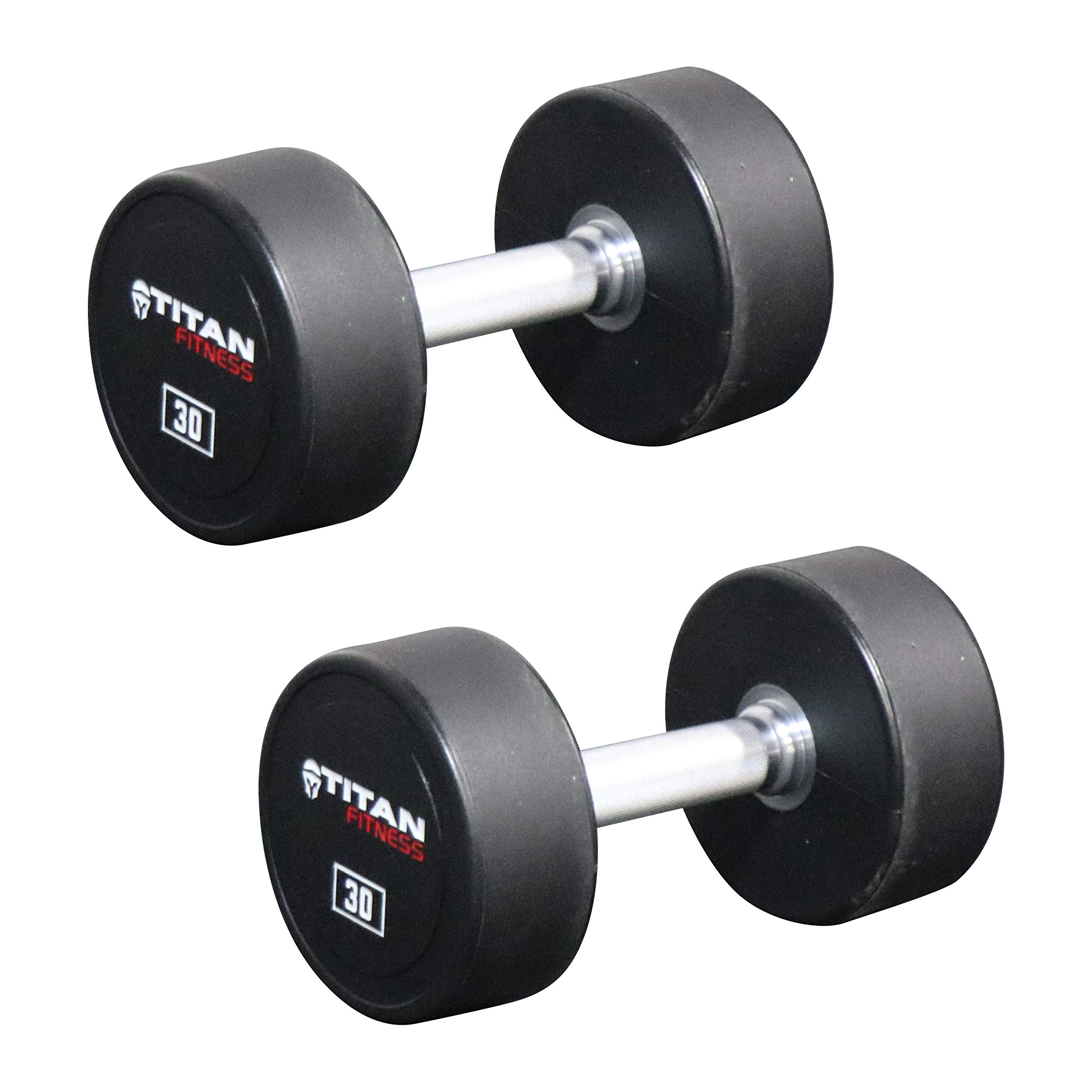 Titan Fitness Urethane Dumbbells 30 Lb Pair Round Desertcart INDIA