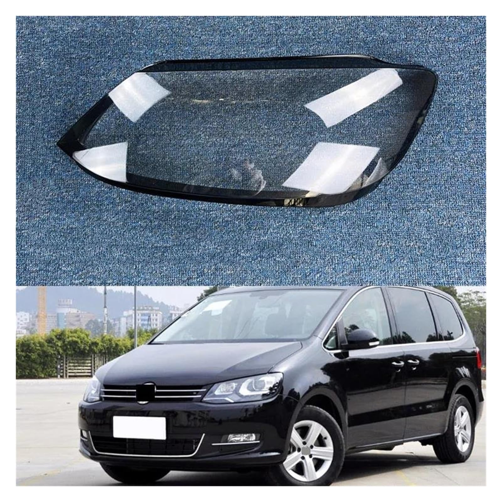 Amazon.co.jp: 車のヘッドライトクリアレンズカバー 用シャラン 2012