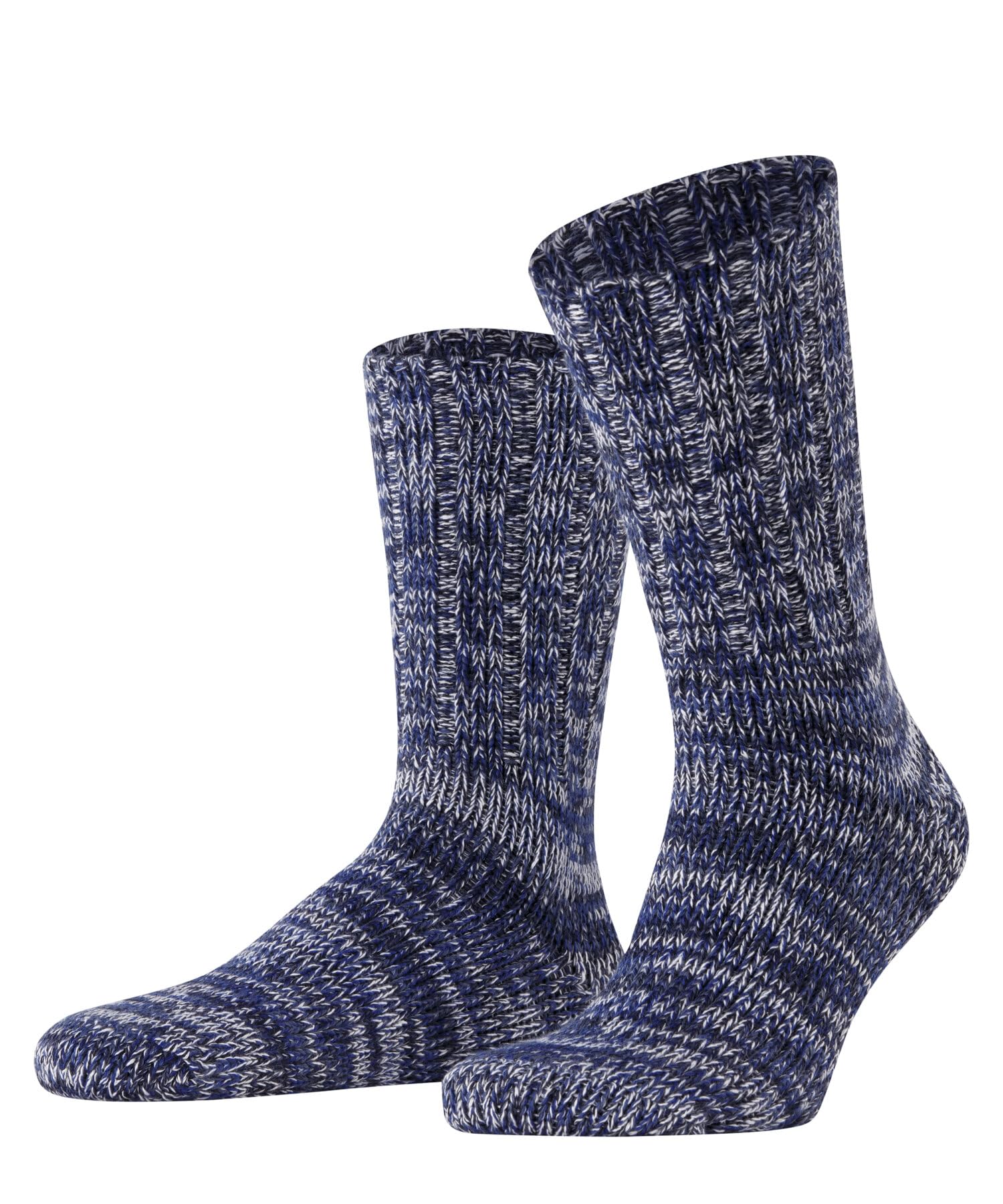 FALKE Men's Brooklyn M So Cotton Plain 1 Pair Socks, Blue Dusty 6263, 8.5-11