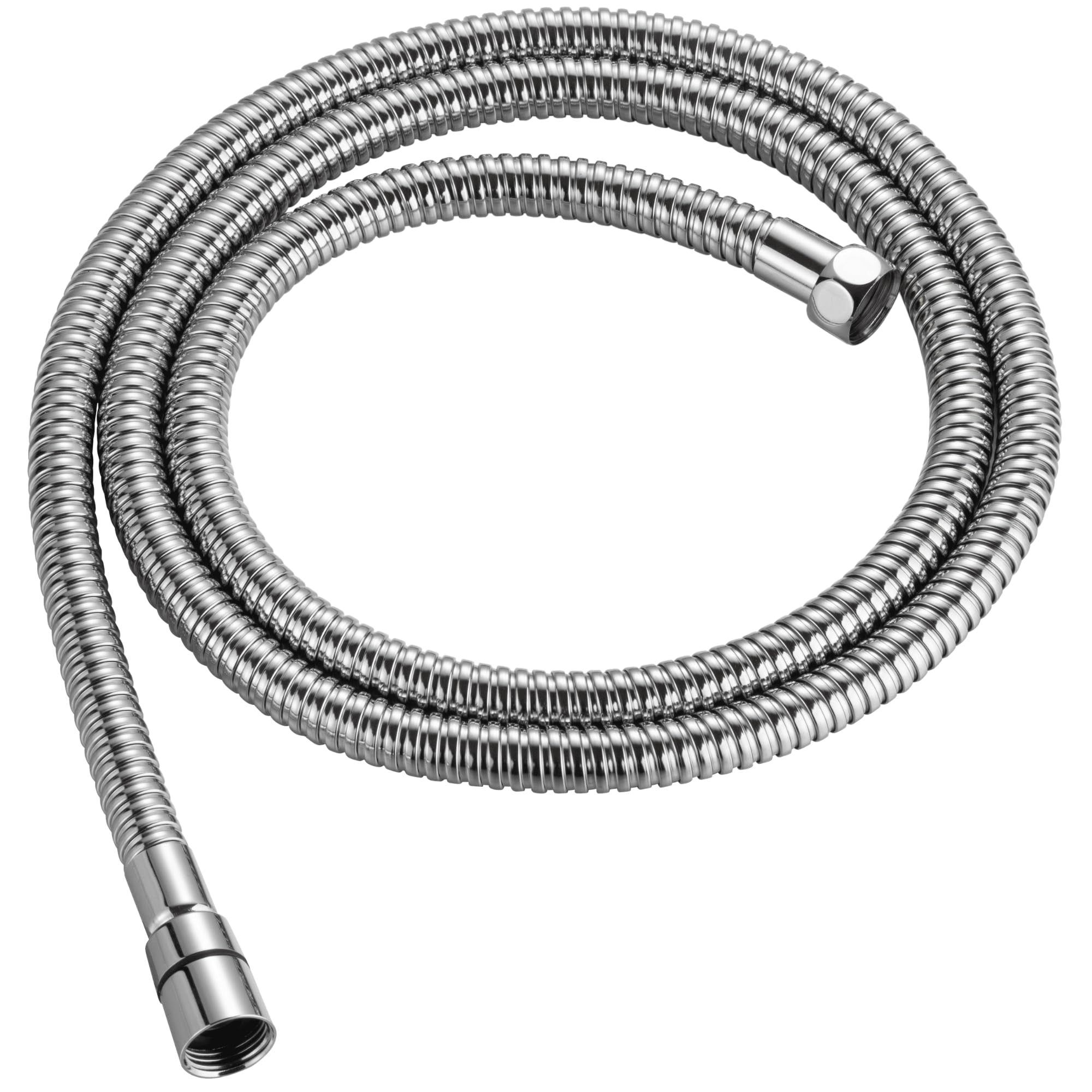 Singing Rain Chrome 1.75M Large Bore Shower Hose, Kinkless High-Flow Leakproof D Flexible Stainless Steel And Brass Made, Universal G1/2 - Replacement For Handheld Showerhead Hose