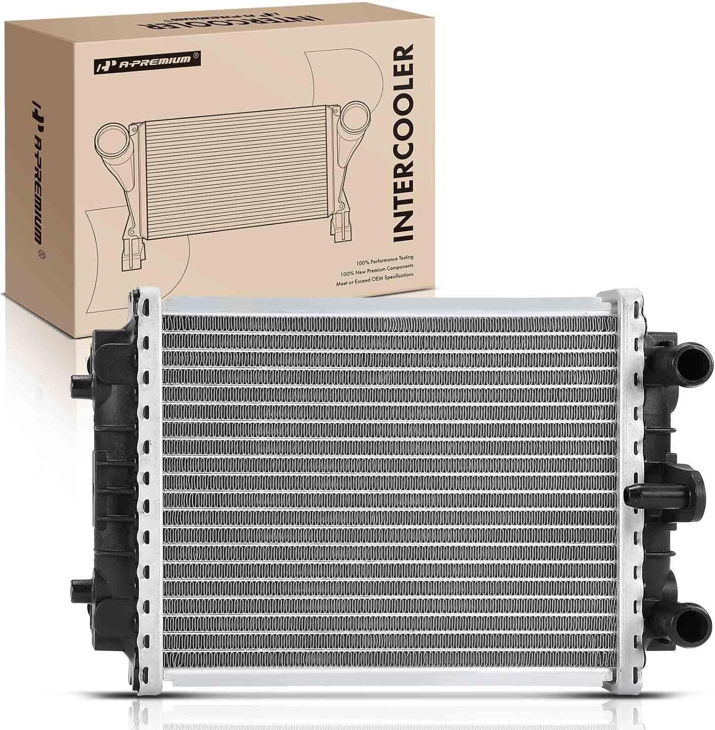 A-Premium Turbo Intercooler Compatible with Audi A7 Quattro 2012-2015 3.0L, A8 Quattro 2013-2018 3.0L 4.0L, S4 2010-2012 3.0L, SQ5 2014-2017 3.0L, S5 2010-2012 3.0L, S7 2013-2015 4.0L