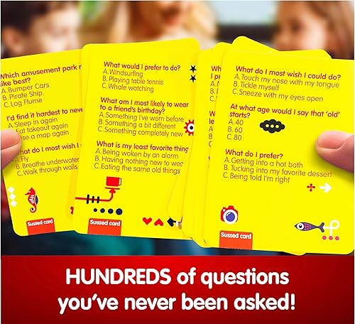 Miniatura 8 de SUSSED The Game of Wacky Choices - Social Card Games for Teens, Boys, Girls - Fun Gift for Kids & Adults - Great Travel Conversation Starter - Cool