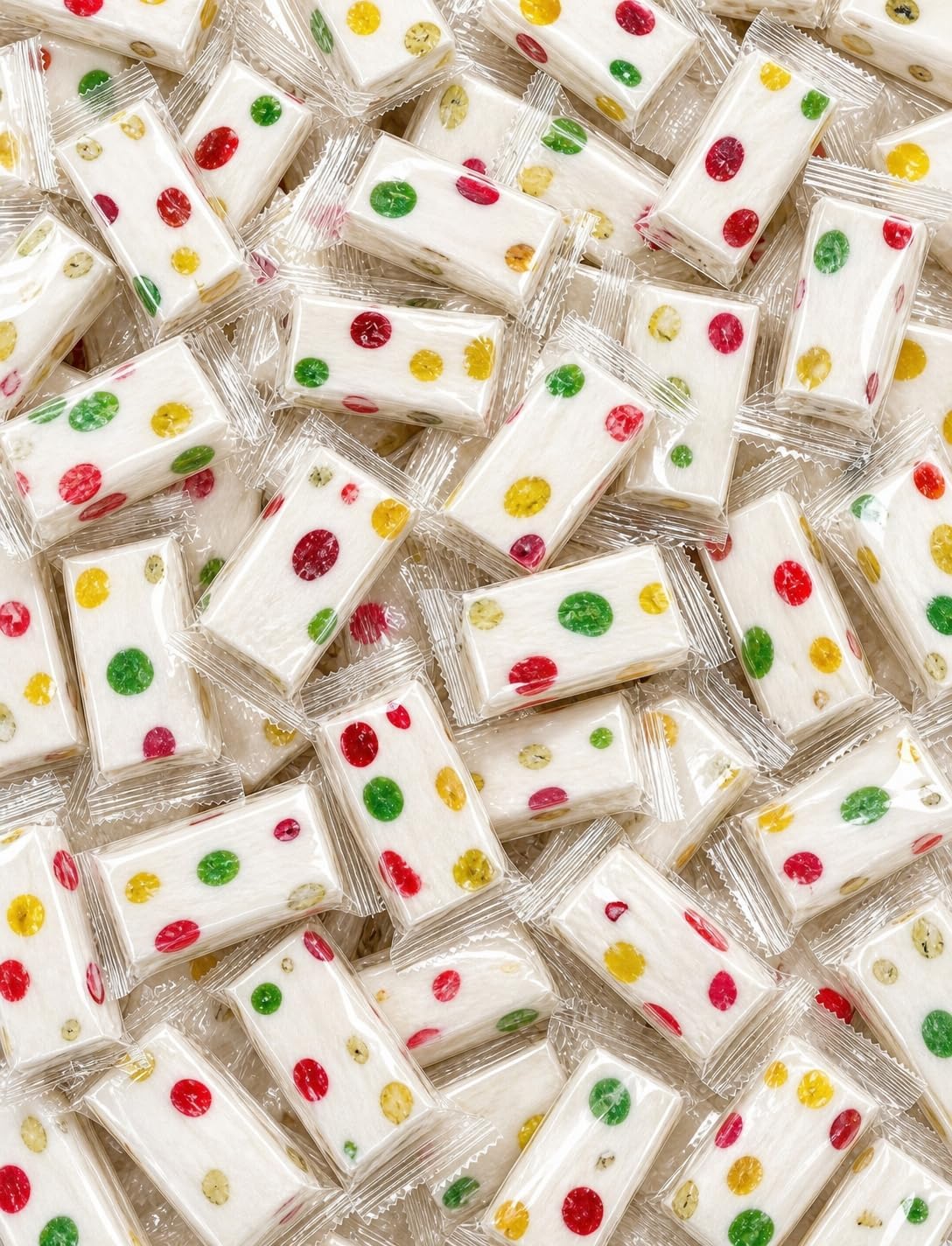 Jube Nougat Candy 12 oz Soft Chewy Fruity Jelly Pieces Individually Wrapped