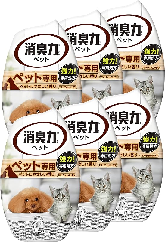 消臭力 [まとめ買い] ペット用 置き型 フルーティーガーデン 400mL×6個 お部屋の消臭力 ペット 部屋 部屋用 寝室 消臭剤 消臭 芳香剤