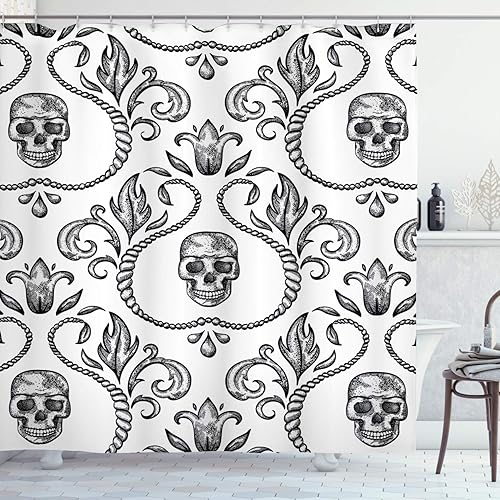 Goth Shower Curtain Amazon Com
