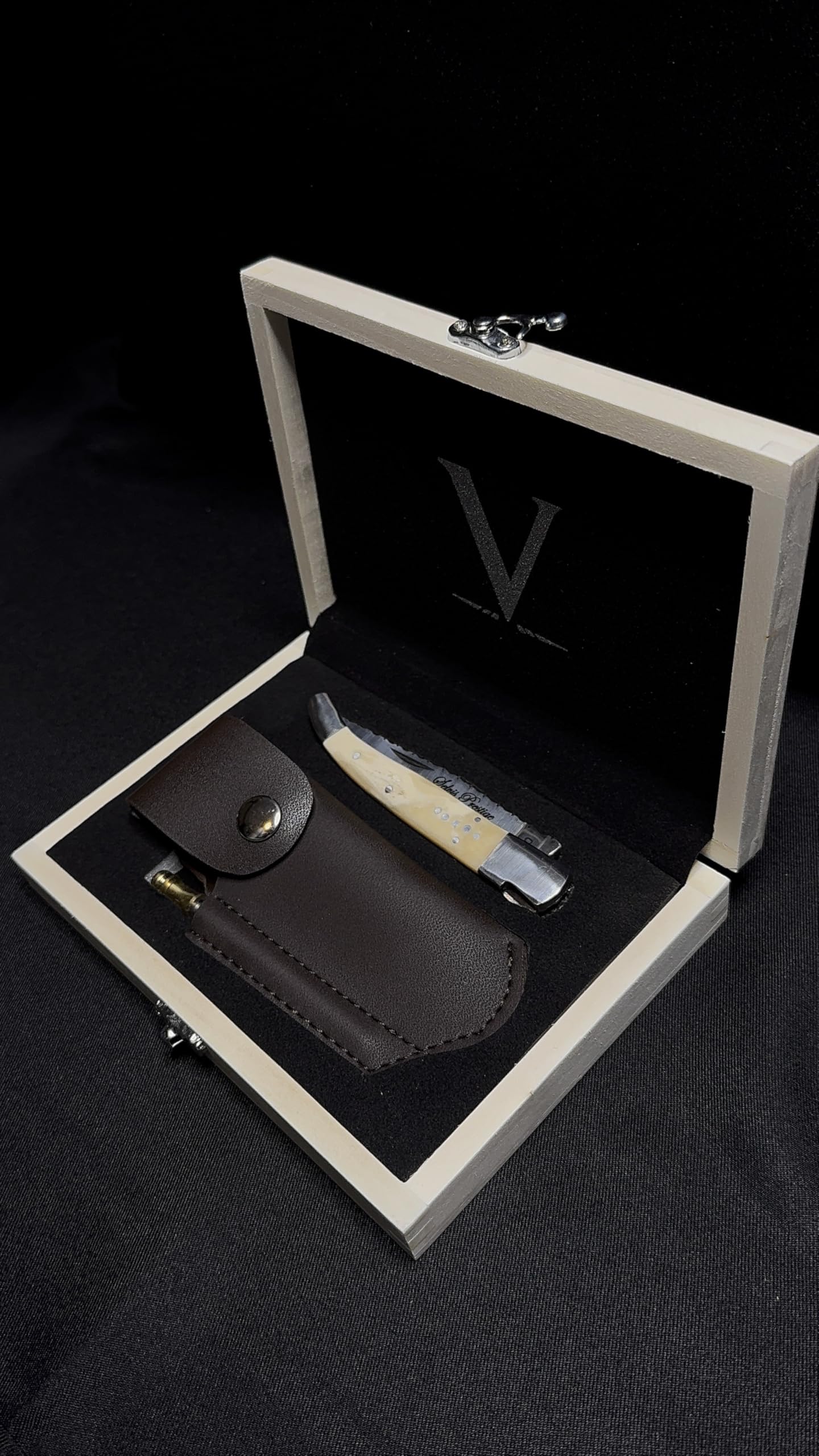 Couteau Pliant Tradition Française Type Laguiole - Coffret - Cadeau Homme