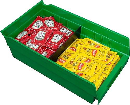 Miniatura 6 de Akro-Mils Contenedores organizadores de plástico y separadores para almacenamiento y organización (paquete de 24)