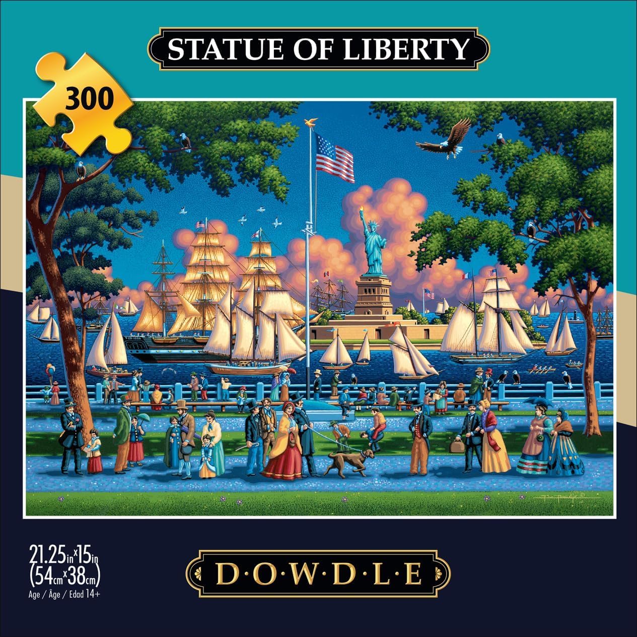 Eric Dowdle Statue of Liberty Puzzle - 300 Pieces -3