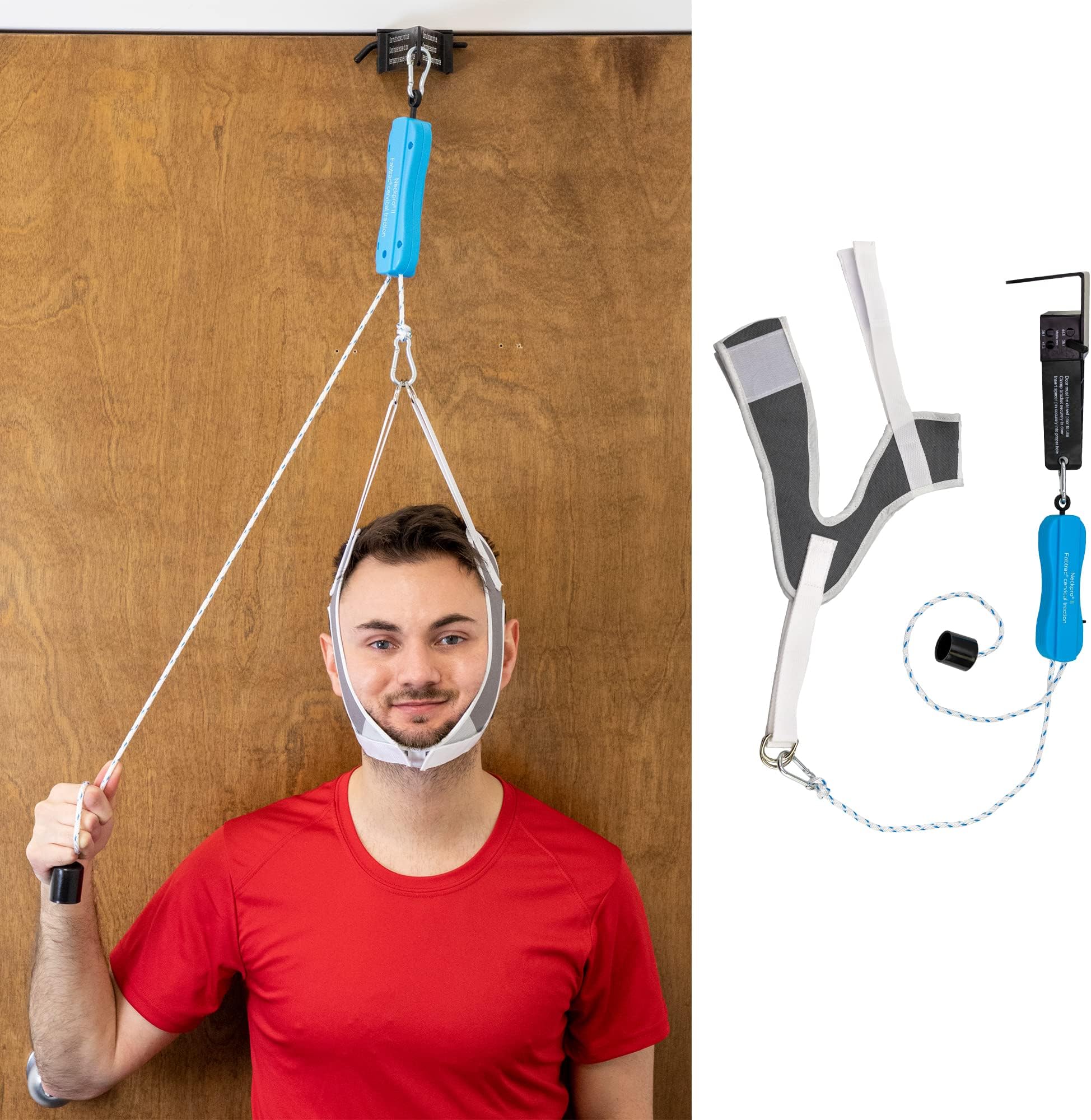 Overdoor Cervical Traction Device with Door Bracket
