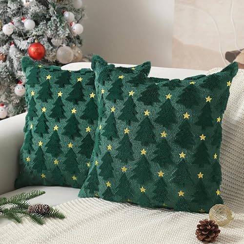 Christmas Pillow Covers 18 x 18 inch Set of 2