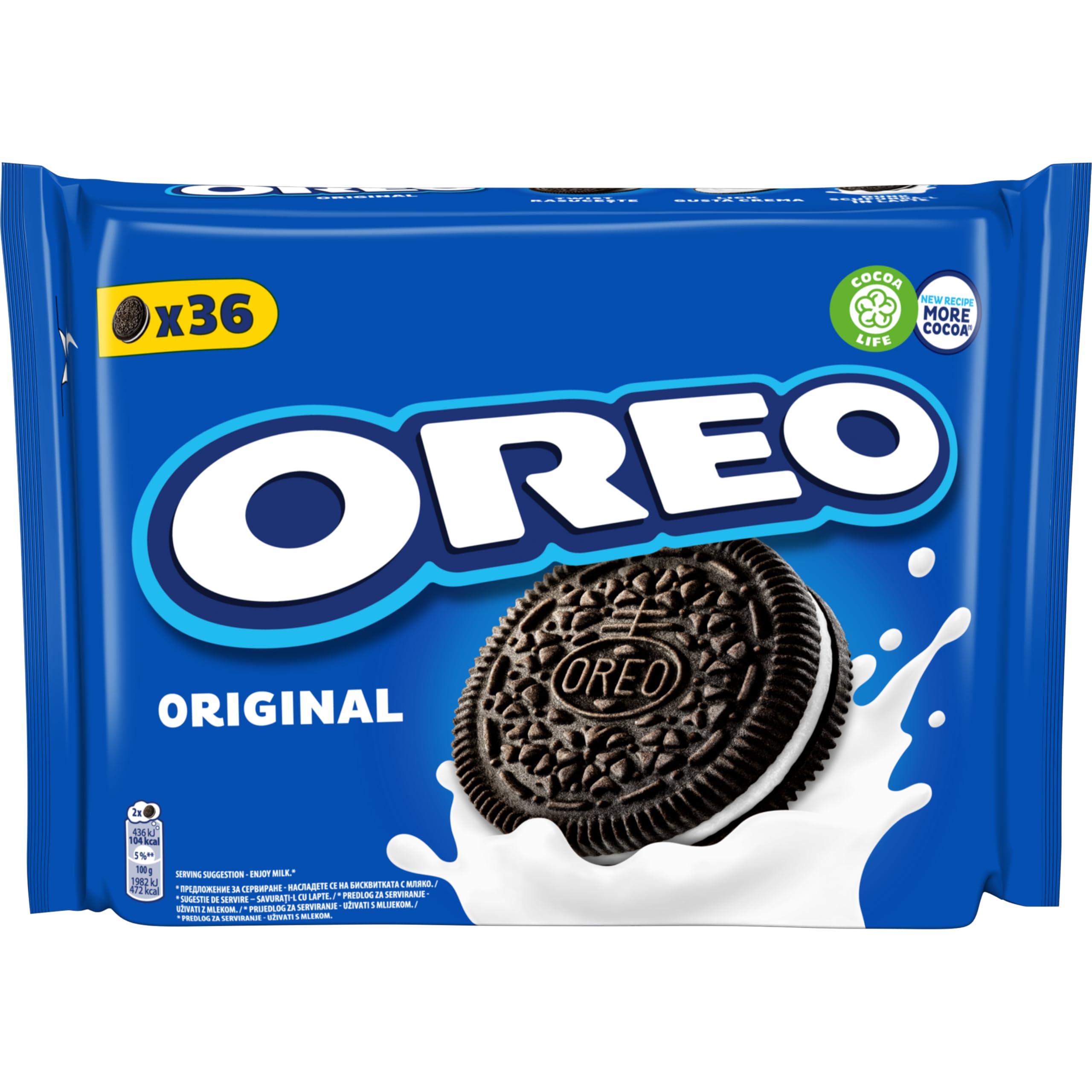 Oreo Original Sandwich Biscuits Share Pack, 396g