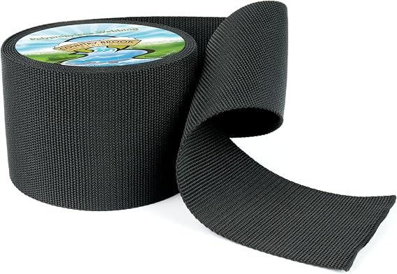 Country Brook Design - 4 Inch Heavy Weight Black Polypropylene (Polypro) Webbing