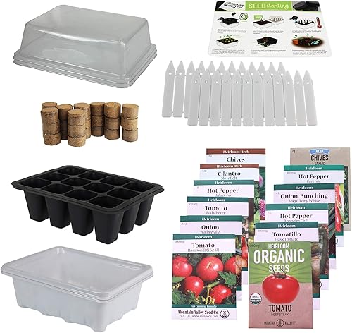 Miniatura 17 de Kit para hacer salsa mexicana y salsa picante Básico 6 variedades de semillas sin OMG Semillas mexicanas para salsa, salsa picante, pico