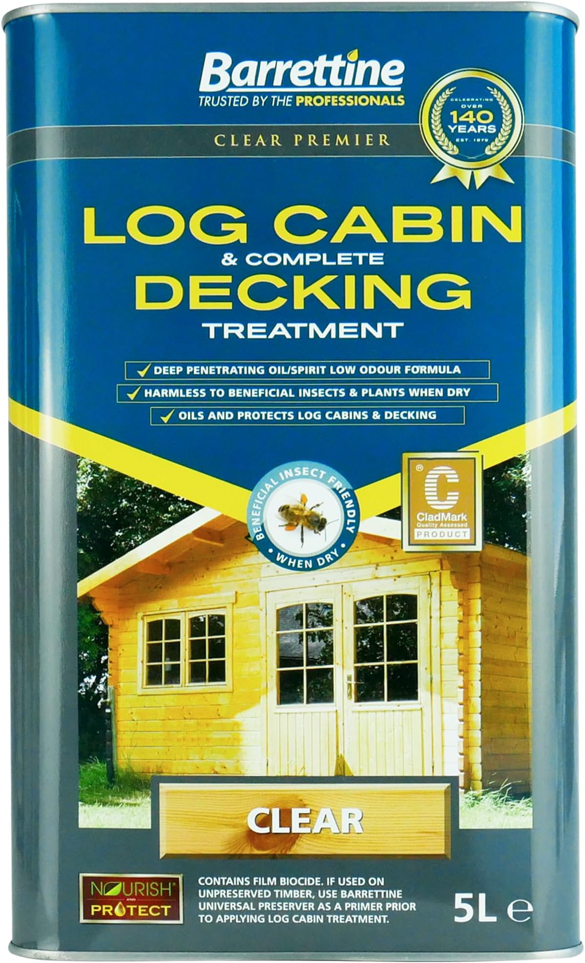 Barrettine Log Cabin Treatment - 5L