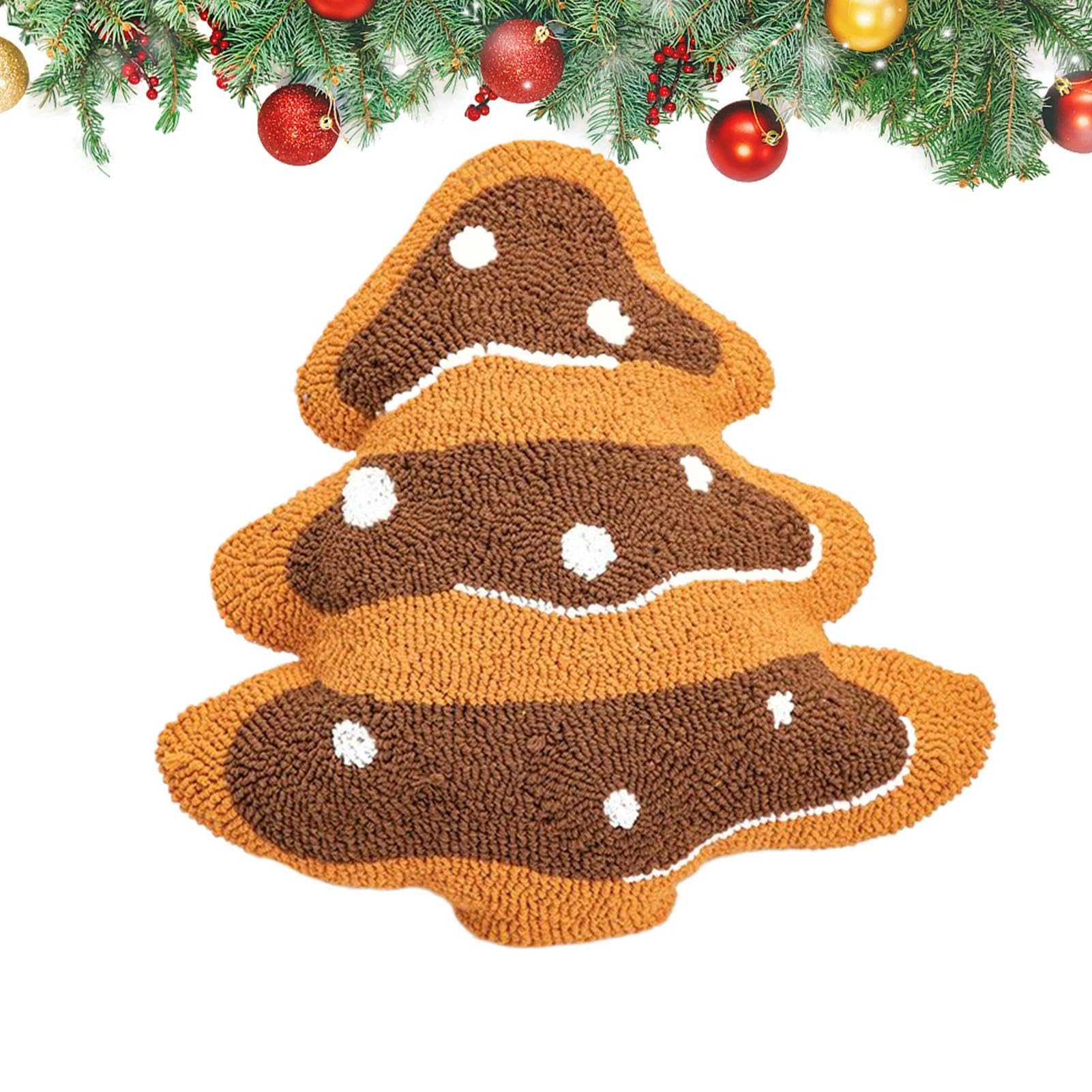 Coussin décoratif fêtes et housses de Noël pour canapé de salon chaleureux