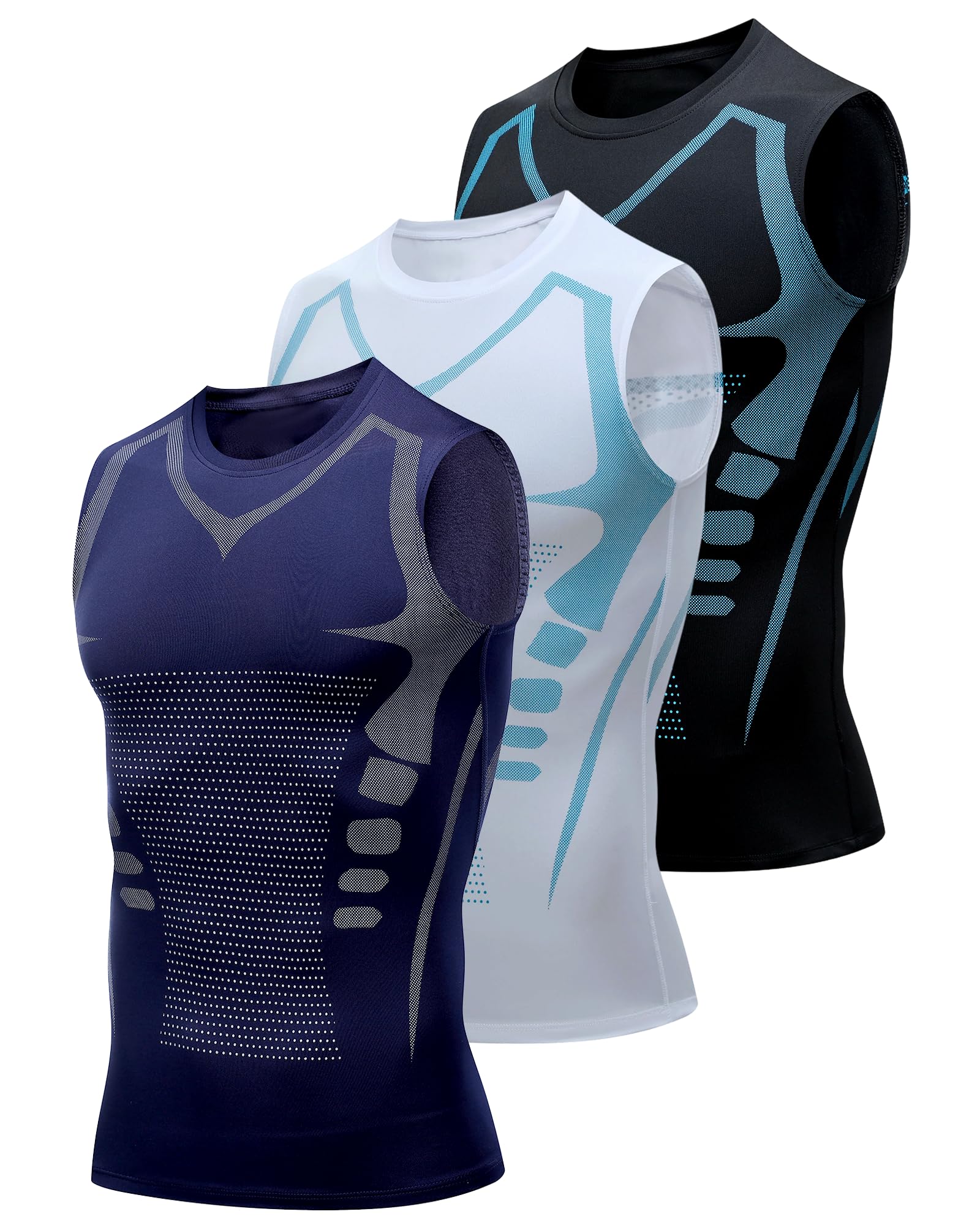 Mens Tank Tops,Running Dry Fit Gym Shirt, Sleeveless Muscle Workout Shirts