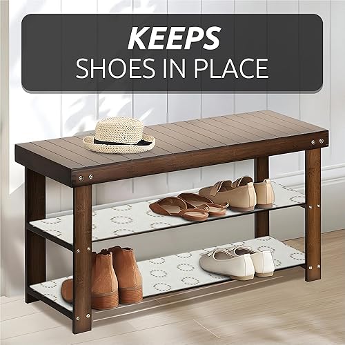 Miniatura 6 de FIFTY-FEET Revestimiento de estante de 12 x 120 pulgadas para armarios de cocina, revestimiento de cajón de PVC para tocador de baño, revestimiento